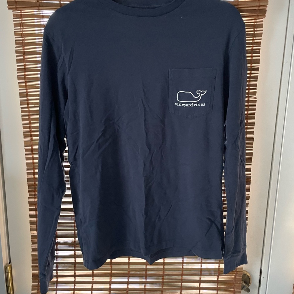 Classic Navy vineyard Vines long sleeve